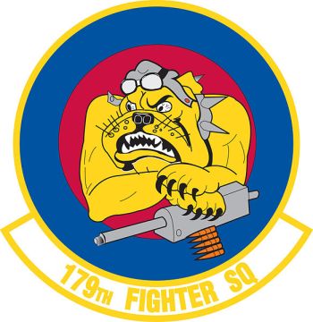 Coat of arms (crest) of the 179th Fighter Squadron, Minnesota Air National Guard