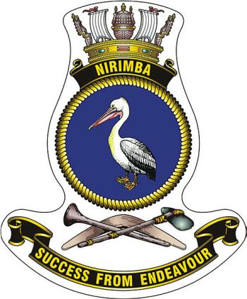 Coat of arms (crest) of the HMAS Nirimba, Royal Australian Navy