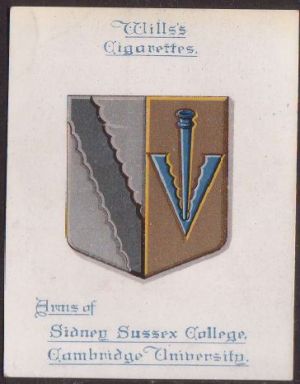 Coat of arms (crest) of Sidney Sussex College (Cambridge University)
