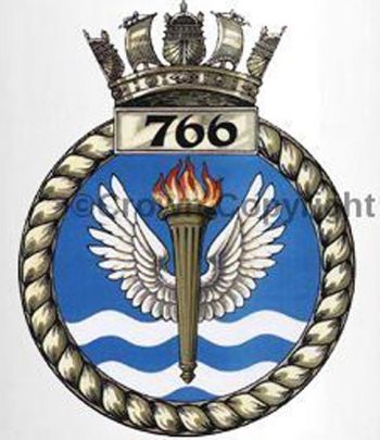 Coat of arms (crest) of the No 766 Squadron, FAA