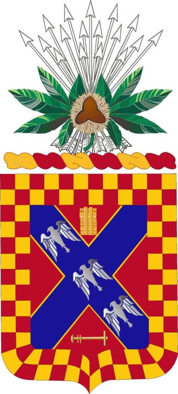 Coat of arms (crest) of the 140th Field Artillery Battalion, Ohio Army National Guard
