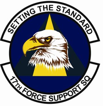 Coat of arms (crest) of the 17th Forces Support Squadron, US Air Force