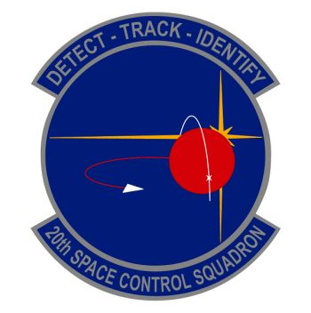 Coat of arms (crest) of the 20th Space Control Squadron, US Air Force