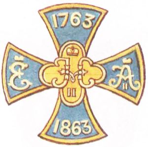 Coat of arms (crest) of the 98th Juriev Infantry Regiment, Imperial Russian Army