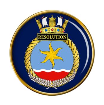 Coat of arms (crest) of the HMNZS Resolution, RNZN