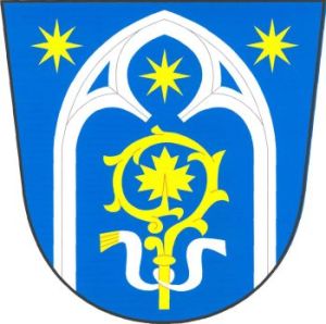 Arms (crest) of Klášter (Plzeň-jih)