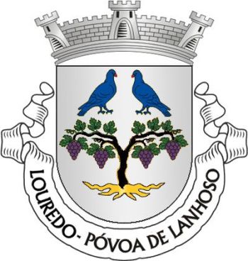 Brasão de Louredo (Póvoa de Lanhoso)/Arms (crest) of Louredo (Póvoa de Lanhoso)