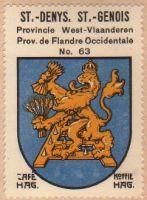 Wapen van Sint-Denijs/Arms (crest) of Sint-Denijs