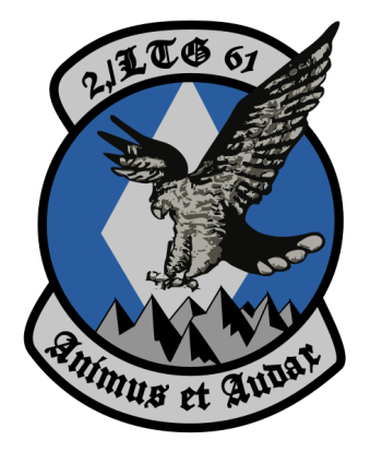 Coat of arms (crest) of the 2nd Squadron, 61st ATW, German Air Force