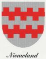 Wapen van Nieuwland/Coat of arms (crest) of Nieuwland