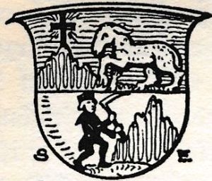 Arms (crest) of Johann Baptist Bergmann