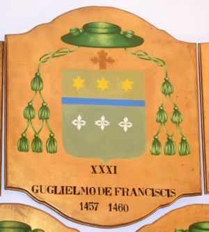 Arms (crest) of Guglielmo de Franciscis de Neapoli