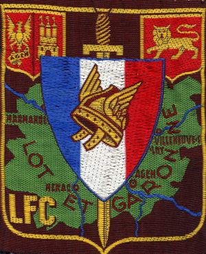 Coat of arms (crest) of Departemental Union of Lot and Garonne, Legion of French Combattants