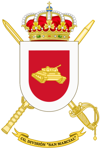 Coat of arms (crest) of Division San Marcial Headquarters, Spanish Army