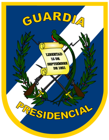Coat of arms (crest) of the Presidental Guard, Guatemalan Army