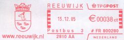 Wapen van Reeuwijk/Arms (crest) of Reeuwijk