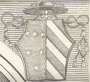 Arms (crest) of Gasparo Carpegna