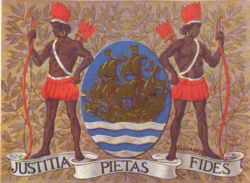 Wapen van Suriname/Arms (crest) of Suriname