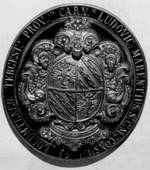 Arms (crest) of Antonio Marenzi