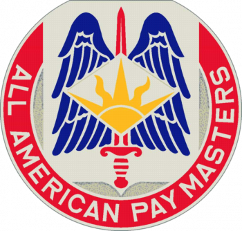 Coat of arms (crest) of 82nd Finance Battalion, US Army