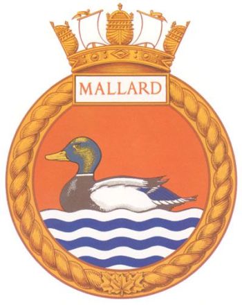 Coat of arms (crest) of the HMCS Mallard, Royal Canadian Navy