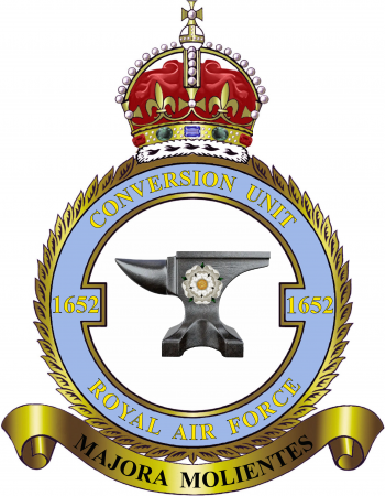 Coat of arms (crest) of No 1652 Conversion Unit, Royal Air Force