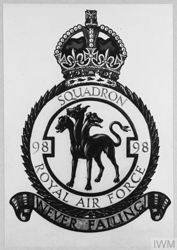 Coat of arms (crest) of the No 98 Squadron, Royal Air Force
