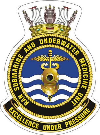 Coat of arms (crest) of the Royal Australian Navy Submarine and Underwater Medicine Unit