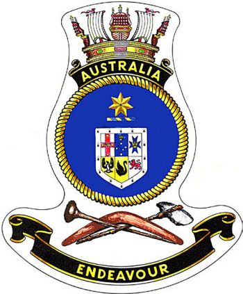 Coat of arms (crest) of the HMAS Australia, Royal Australian Navy