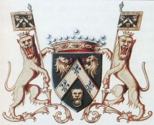 Wapen van Huise/Arms (crest) of Huise