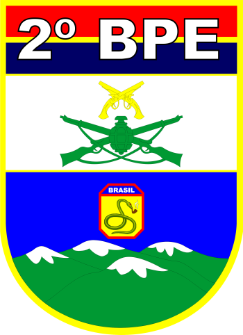 Coat of arms (crest) of the 2nd Army Police Battalion, Brazilian Army
