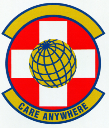 Coat of arms (crest) of the 49th Medical Operations Squadron, US Air Force