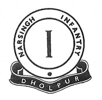 Coat of arms (crest) of the Dholpur Narsingh Infantry, Dholpur