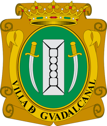 Escudo de Guadalcanal (Sevilla)/Arms (crest) of Guadalcanal (Sevilla)