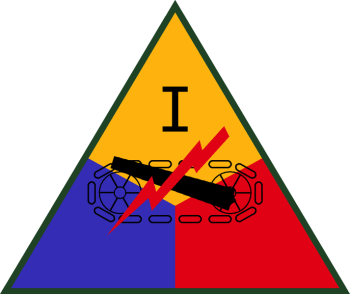Coat of arms (crest) of the I Armored Corps, US Army