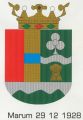 Wapen van Marum/Coat of arms (crest) of Marum