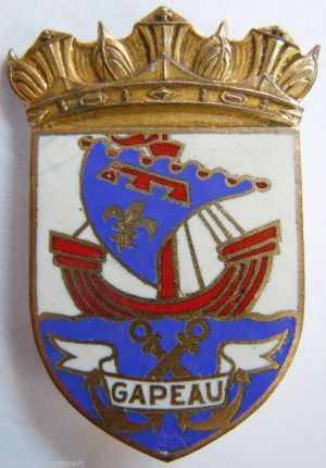 Arms of Trsnport Ship Le Gapeau, French Navy
