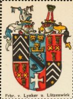 Wappen Freiherren von Lynker und Lützenwiek