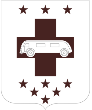 Coat of arms (crest) of the 36th Medical Battalion, US Army