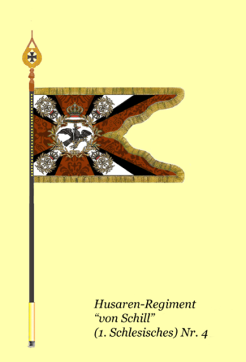 Coat of arms (crest) of Hussar Regiment von Schill (1st Silesian) No 4