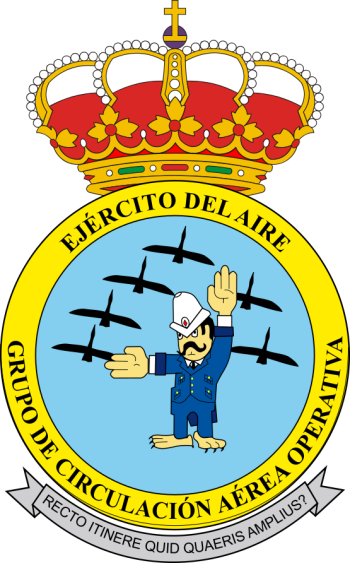 Coat of arms (crest) of the Air Operations Circulation Group, Spanish Air Force