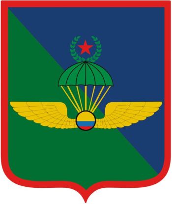 Coat of arms (crest) of the Parachute School, Colombian Army