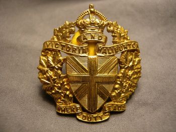 Coat of arms (crest) of the The Victoria and Haliburton Regiment, Canadian Army