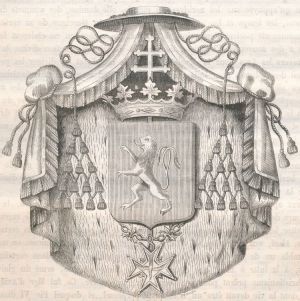 Arms (crest) of Charles François d’Aviau du Bois de Sanzay