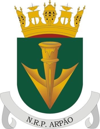 Coat of arms (crest) of the Submarine NRP Arpão, Portuguese Navy