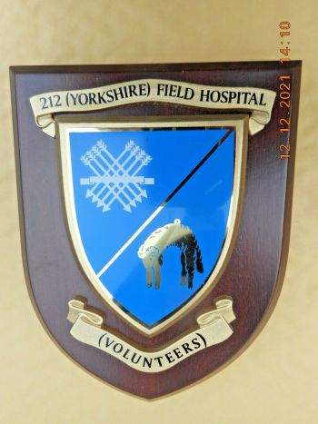 Coat of arms (crest) of the 212 (Yorkshire) Field Hospital (Volunteers), British Army