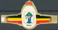 Wapen van Boom/Arms (crest) of BoomThe arms on a Abonné cigar band