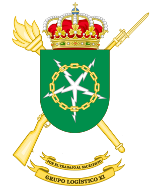 Logistics Group XI, Spanish Army.png