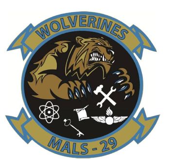 Coat of arms (crest) of MALS-29 Wolverines, USMC