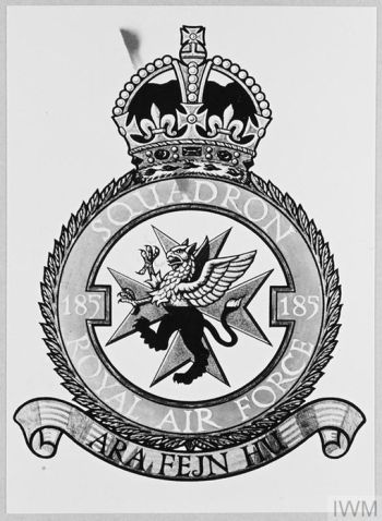 Coat of arms (crest) of the No 185 Squadron, Royal Air Force